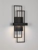 Nowoczesny kinkiet LED geometryczny prostokąty designerski klasyczny podświetlający ścianę ściemnialny LONVILA LE45476 Luces Exclusivas